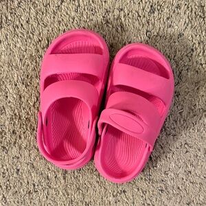 Vibrant Pink Kids Sandals